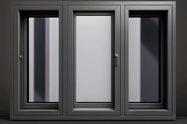 window-dark-grey-tint-with-three-panes-made-aluminium-windows-generative-ai_124507-78701